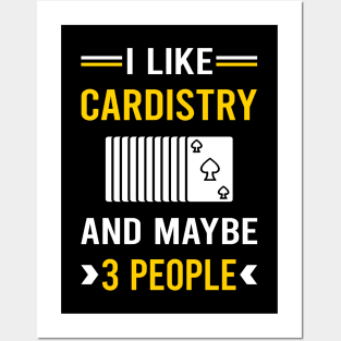 3 People Cardistry Cardist Posters and Art